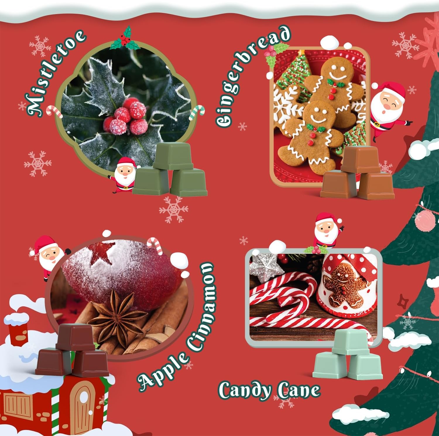 ARVIDSSON Christmas Scented Wax Melts Set