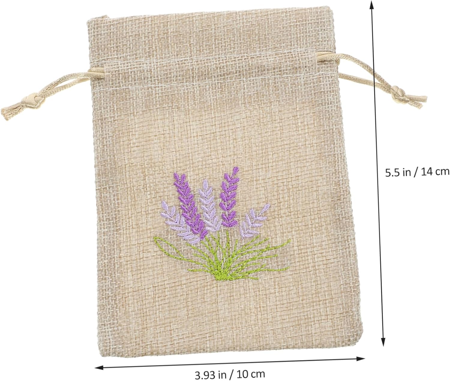 VICASKY 10 Pack Lavender Sachet Bags Drawstring Refillable Empty Fragrance Pouches