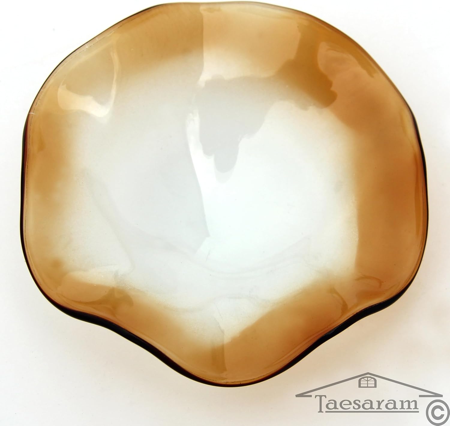 TAESARAM Wavy Wax Warmer Plate - Brown 35 Inch