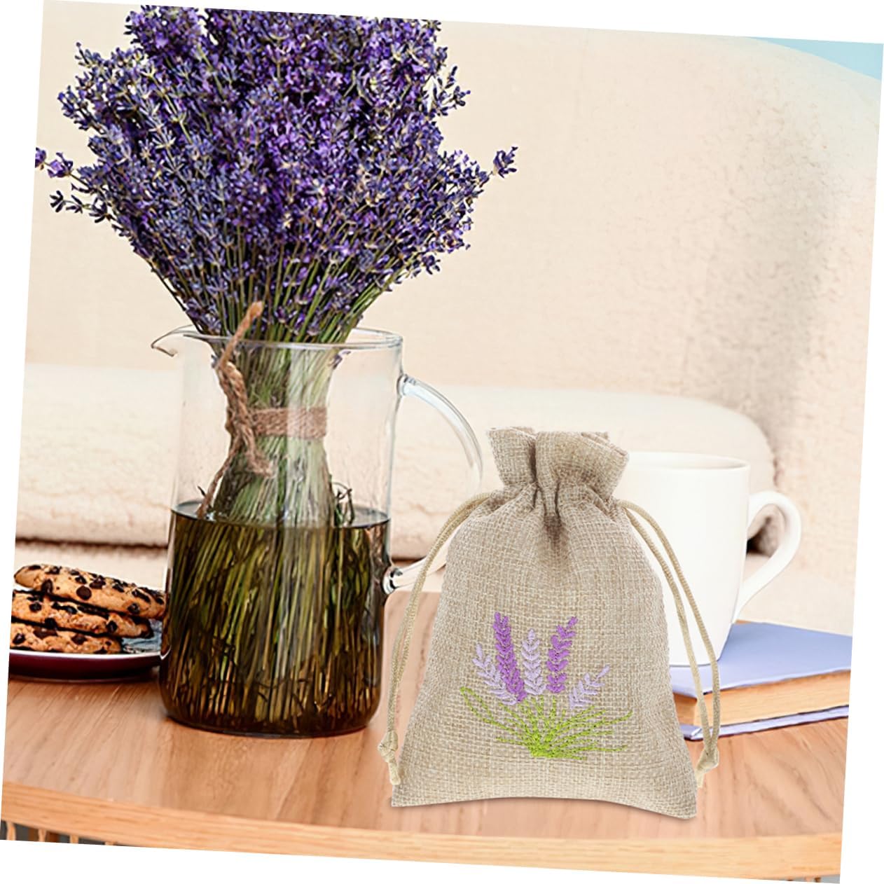 STOBAZA 20pcs Reusable Drawstring Sachet Bags for Home Fragrance