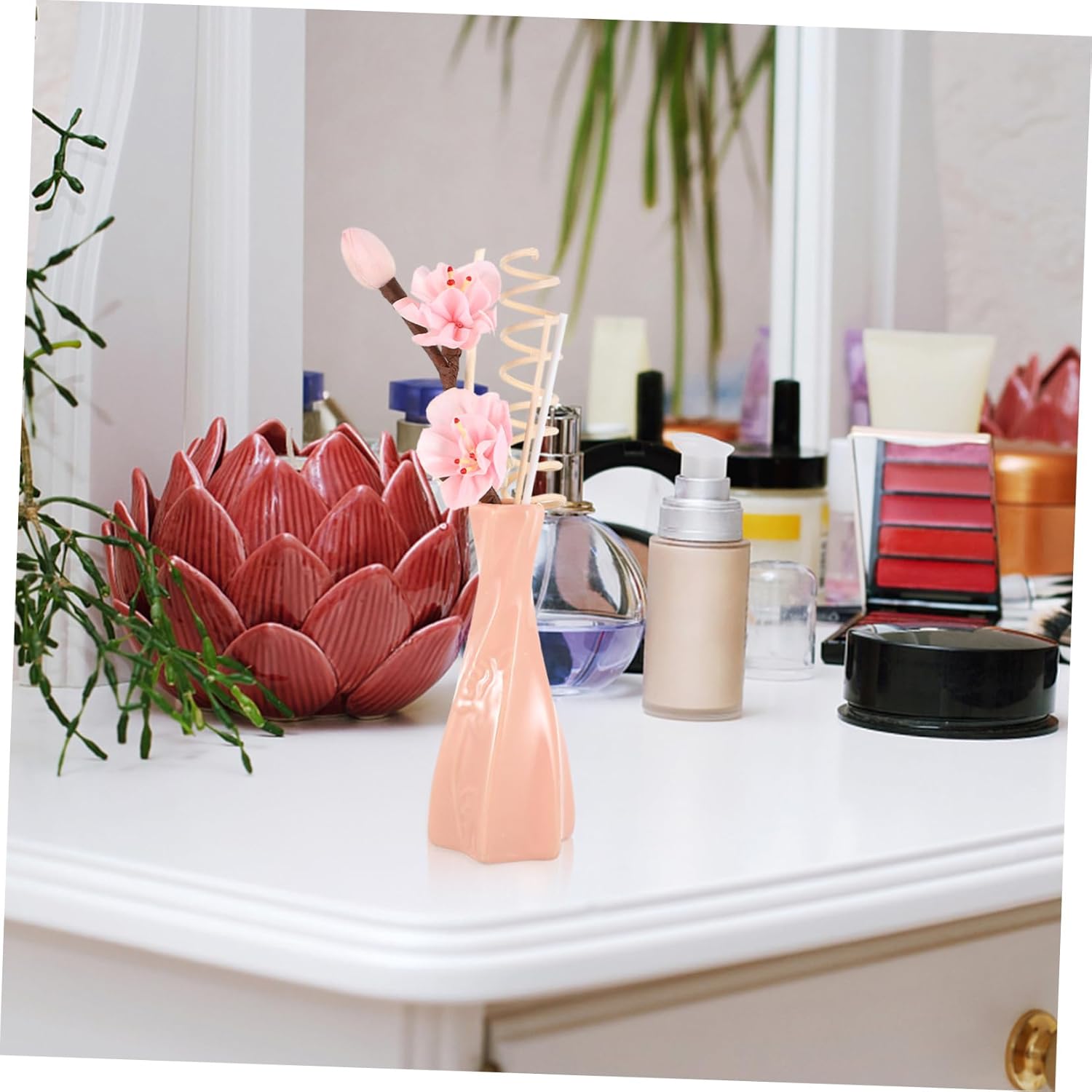 MAGICLULU Essential Oil Diffuser Set with Rattan Bottle