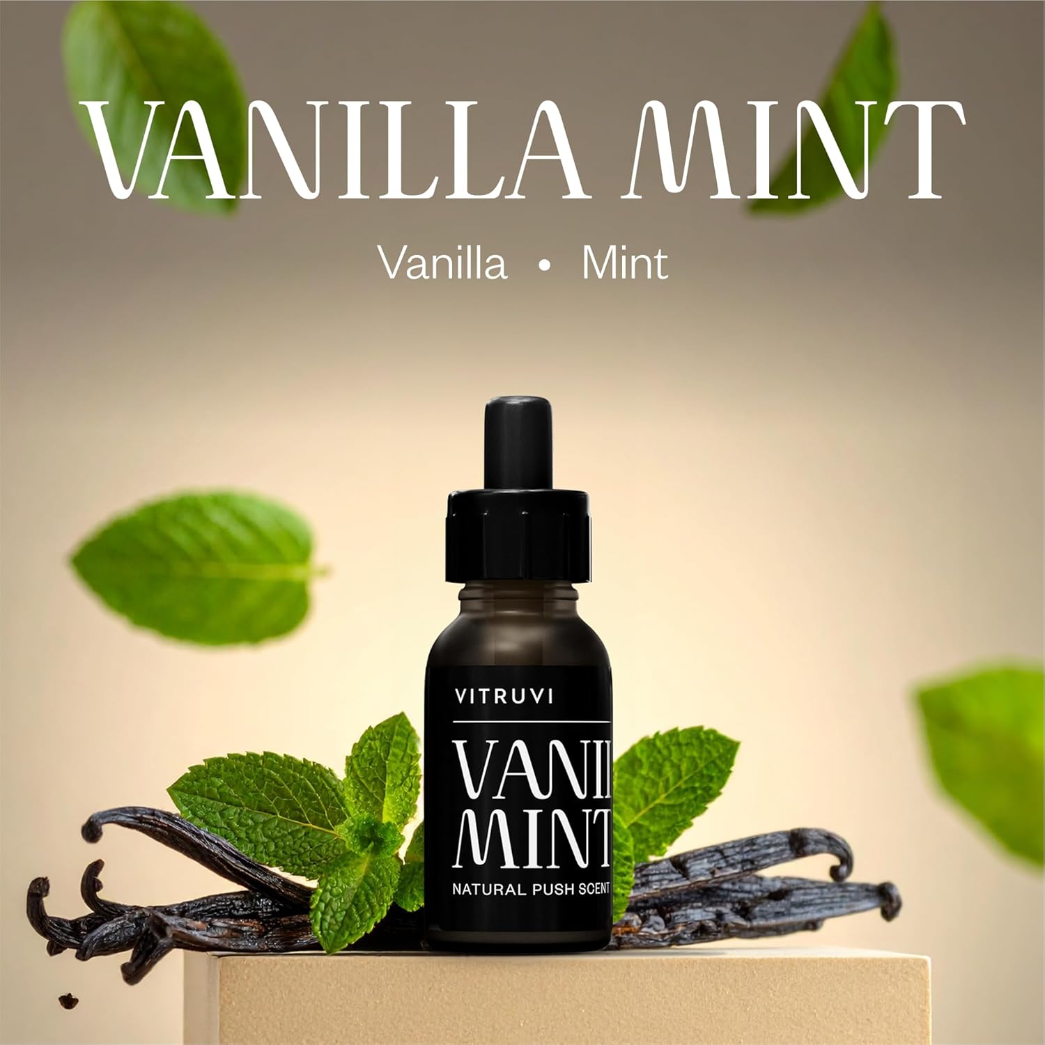 Vitruvi Push Plug-in Wall Diffuser Starter Kit Vanilla Mint