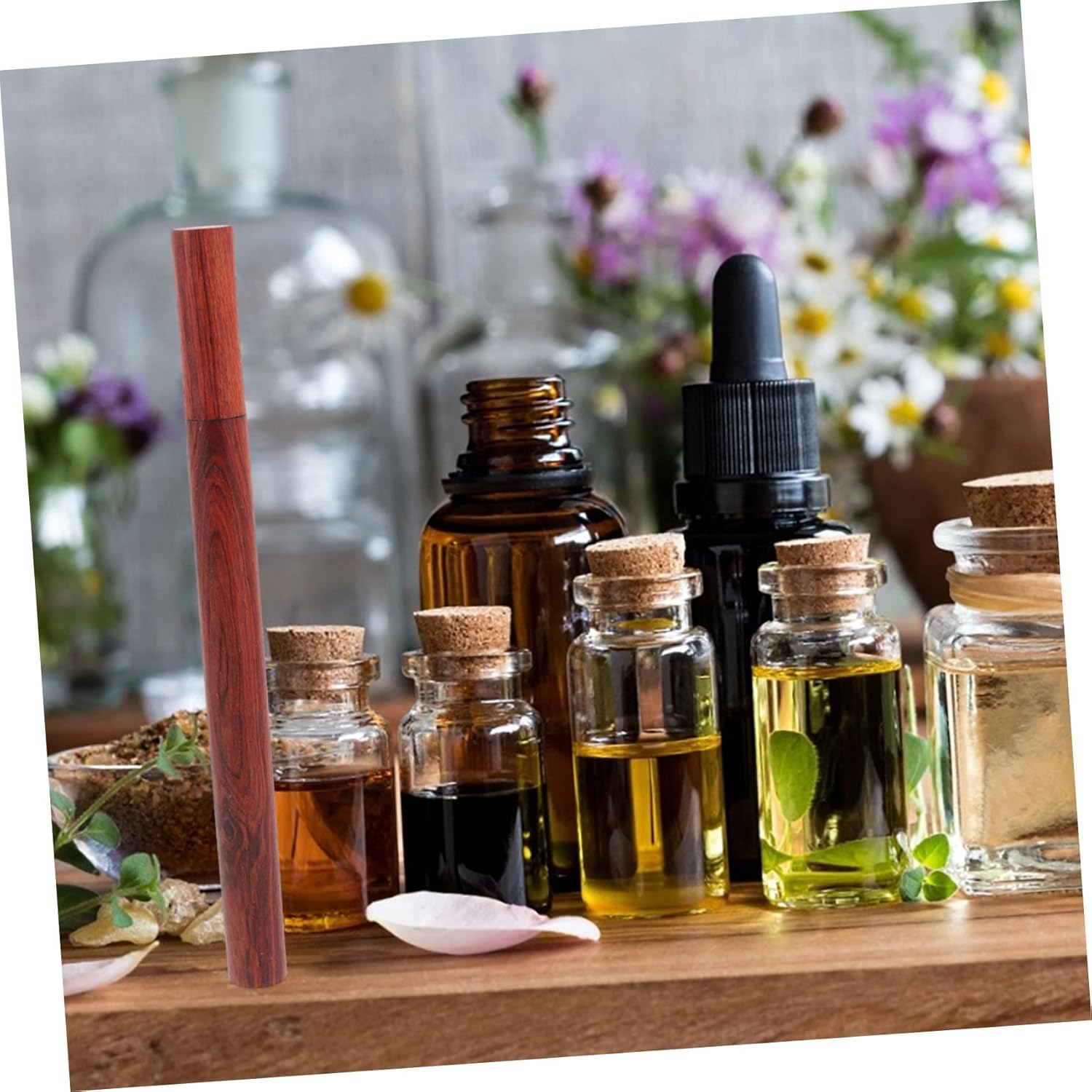 2Pcs Wooden Incense Storage Holders for Home Fragrance