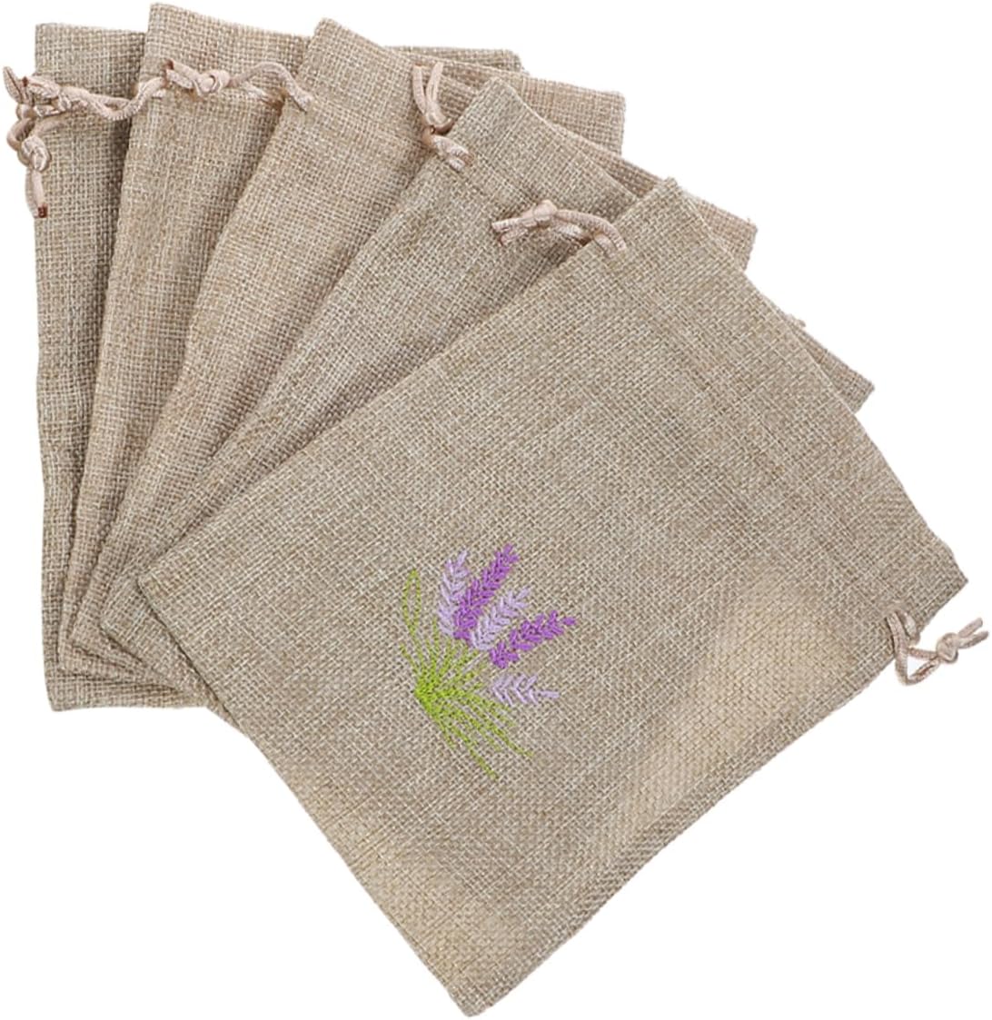 5pcs Empty Lavender Sachet Bags for Home Fragrance and Storage