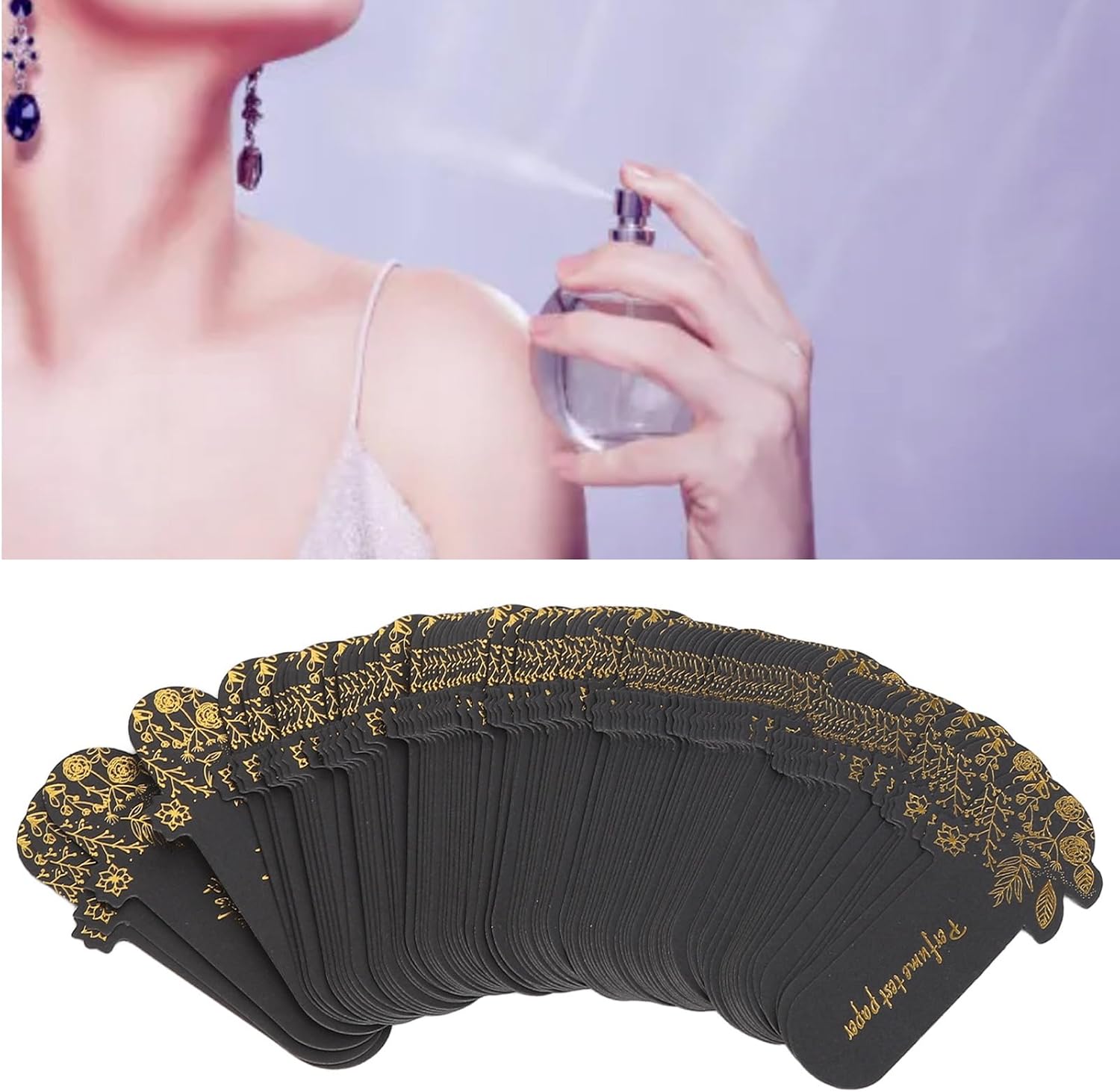 100Pcs Disposable Perfume Tester Strips for Fragrance Testing