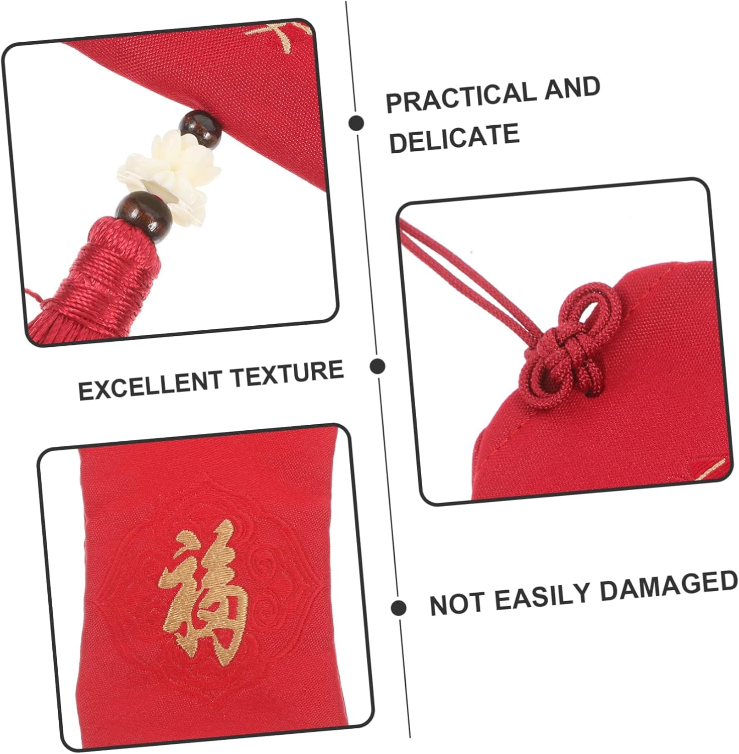 VALICLUD 3pcs Portable Scented Sachet with Tassel