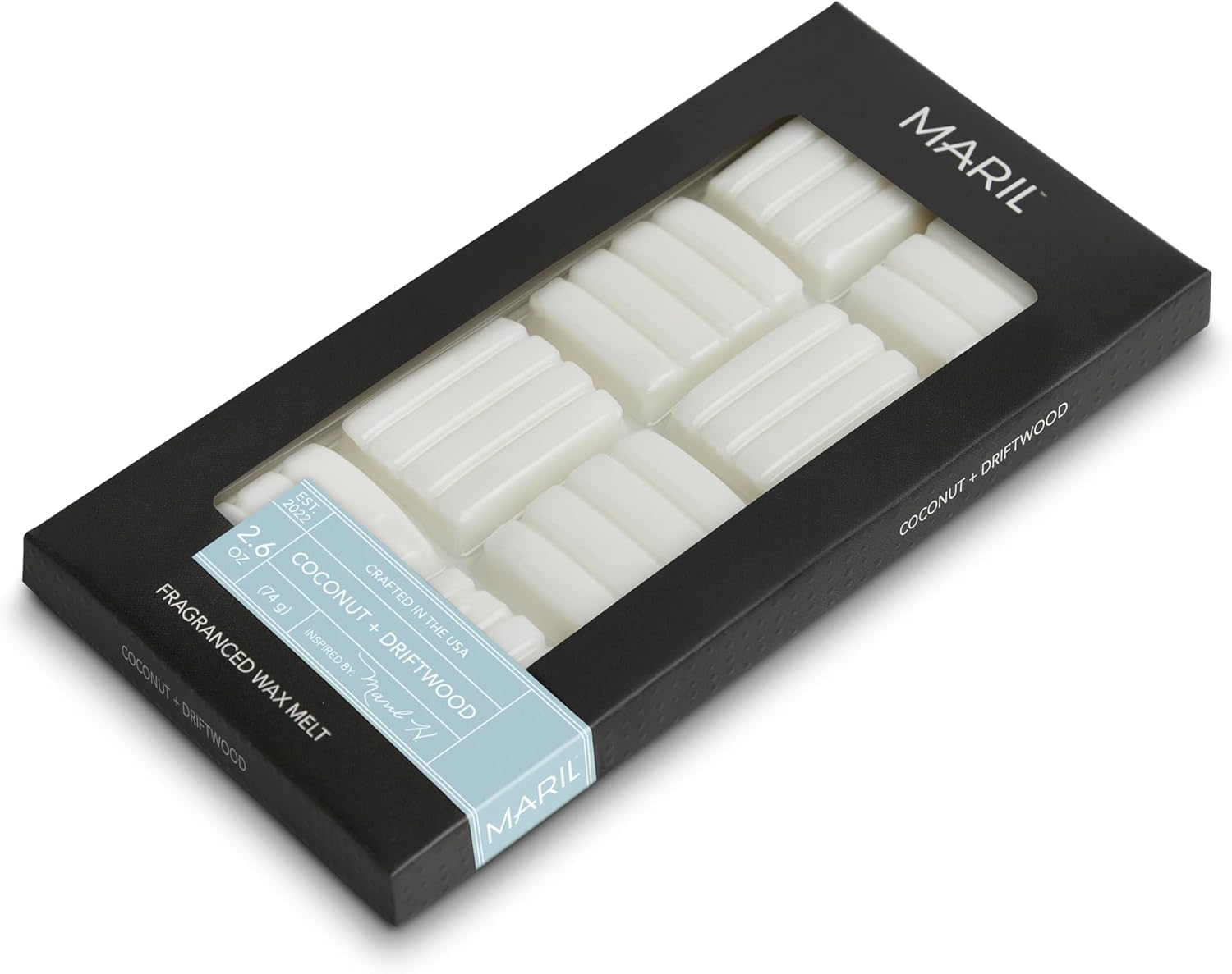 DEMDACO MARIL Collection Coconut Driftwood Scented Wax Melts