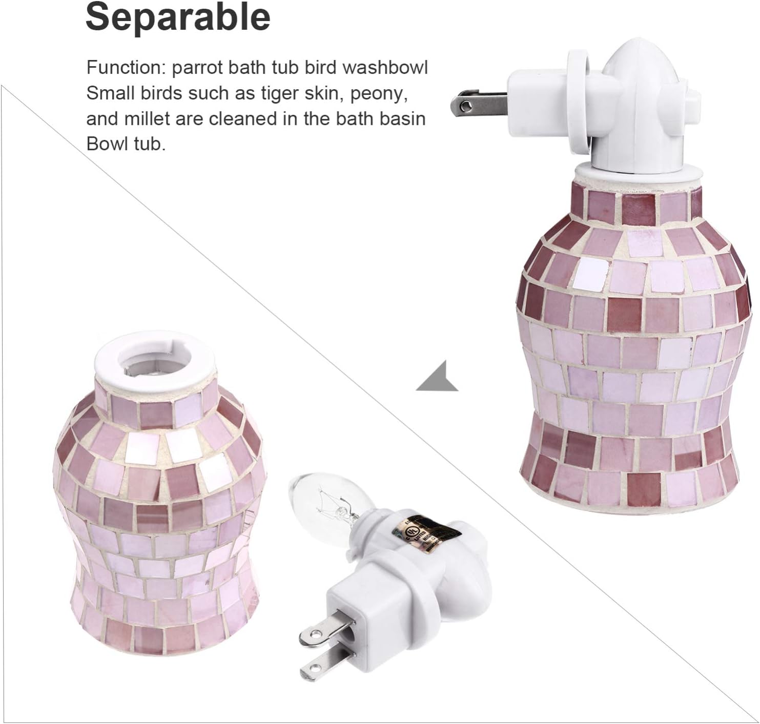 Uonlytech Fragrance Wax Melt Warmer Night Lamp Diffuser