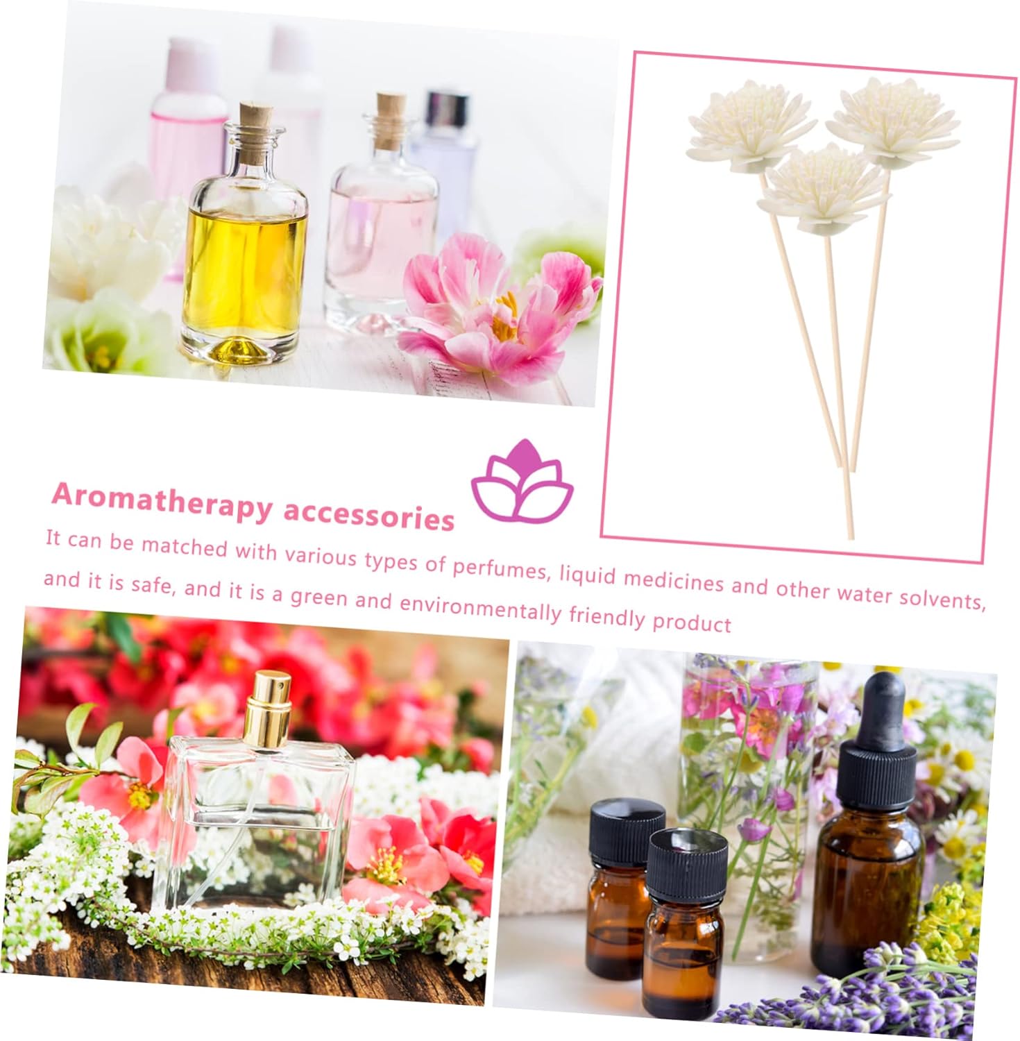 100pcs Chrysanthemum Aroma Diffuser Reeds