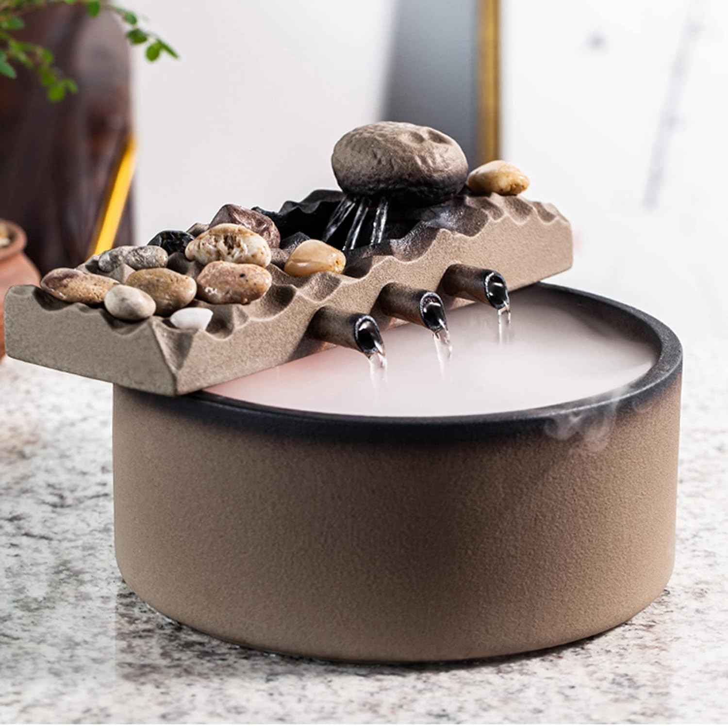 Indoor Fountain Waterfall for Home Office Decor
