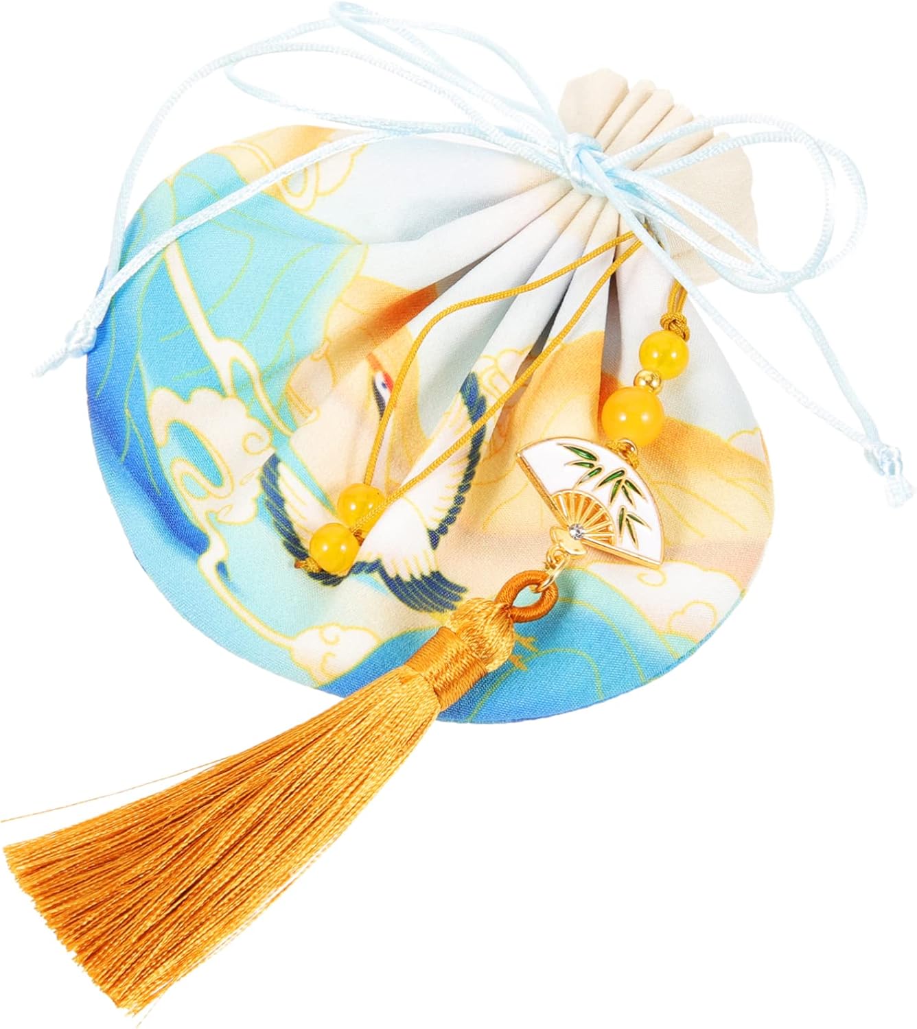 Lavender Scent Pouches with Drawstring Closure for Home and Festivals