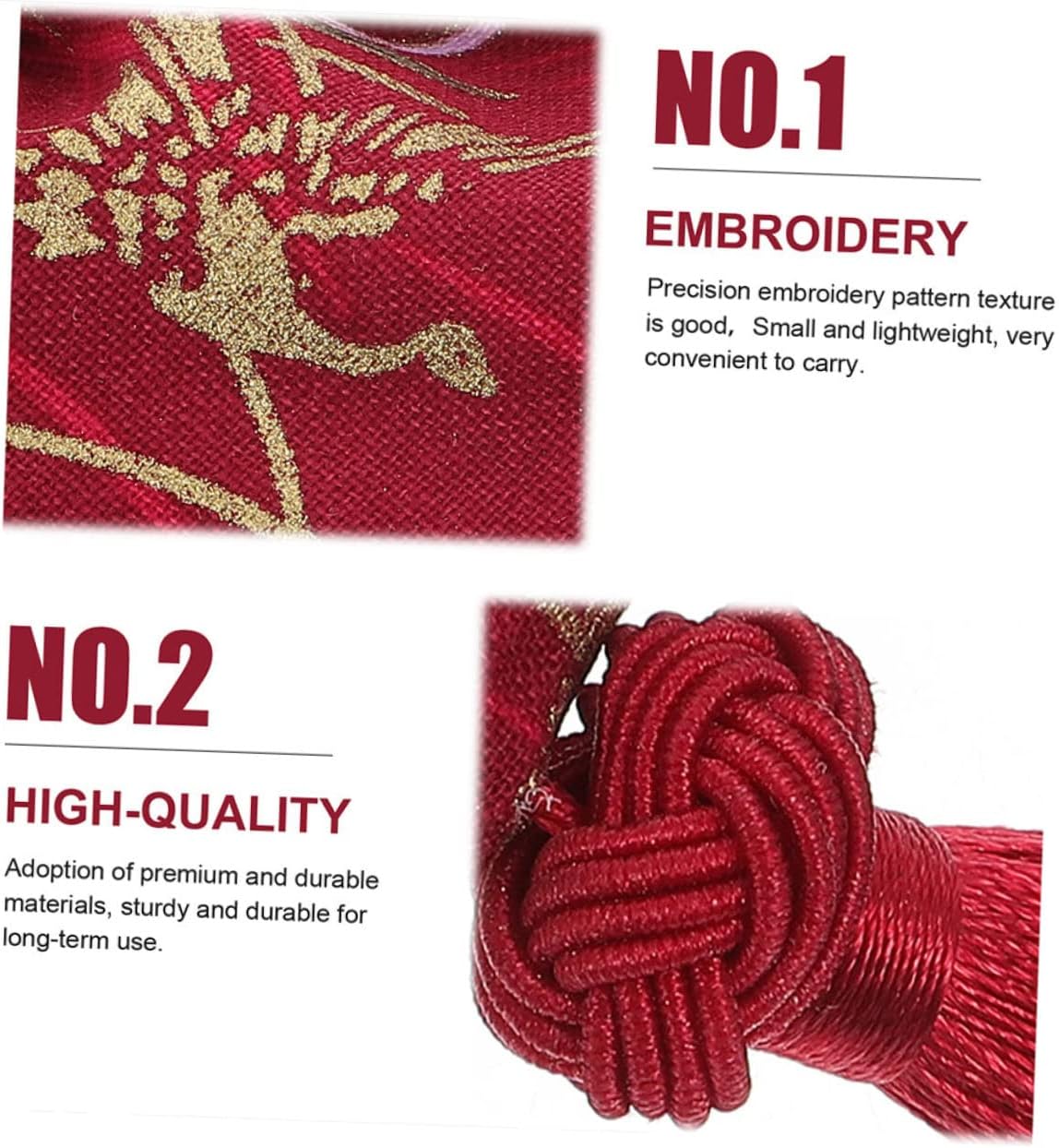 PRETYZOOM 3pcs Sachet Pouch Holder Chinese Design Scented Car Decor