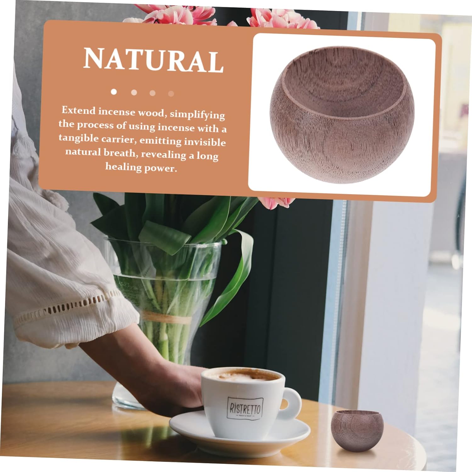 GLEAVI 1Pc Dark Grey Essential Oil Diffuser for Home Office Bedroom