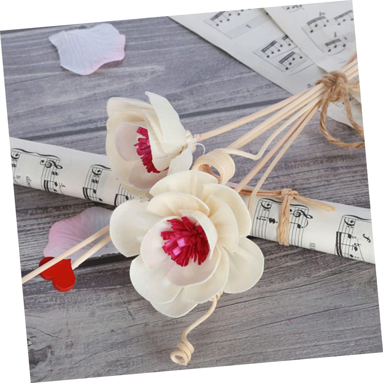 3pcs Dried Flower Rattan Potpourri Aroma Diffuser Sticks
