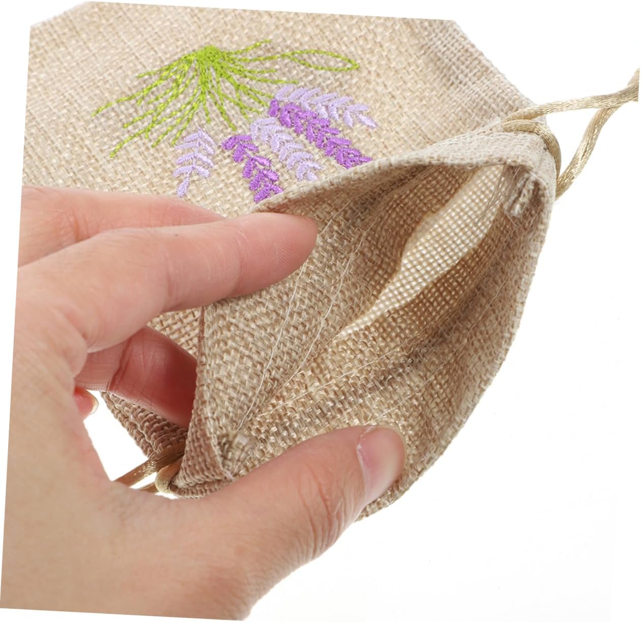 HOOTNEE 20pcs Cotton Drawstring Sachet Bags for Home Fragrance