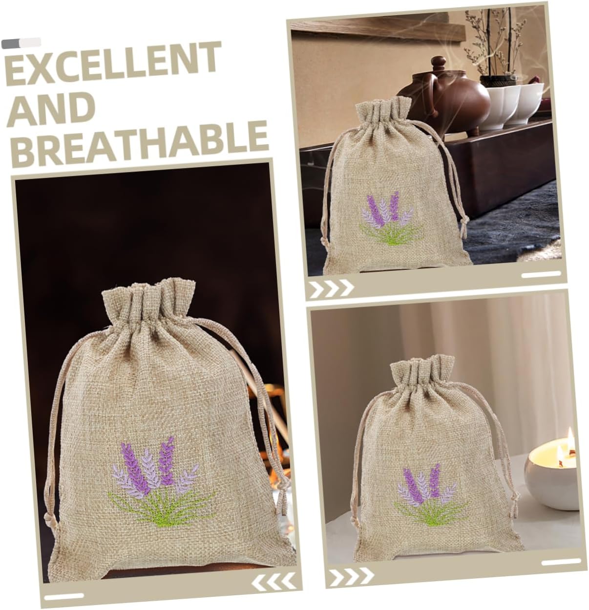 5pcs Empty Lavender Sachet Bags for Home Fragrance and Storage