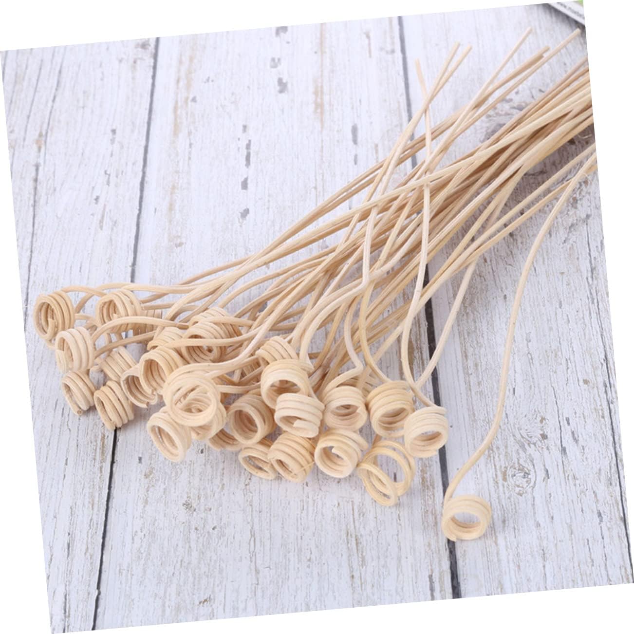 Happyyami 20pc Rattan Diffuser Sticks with Spiral Head