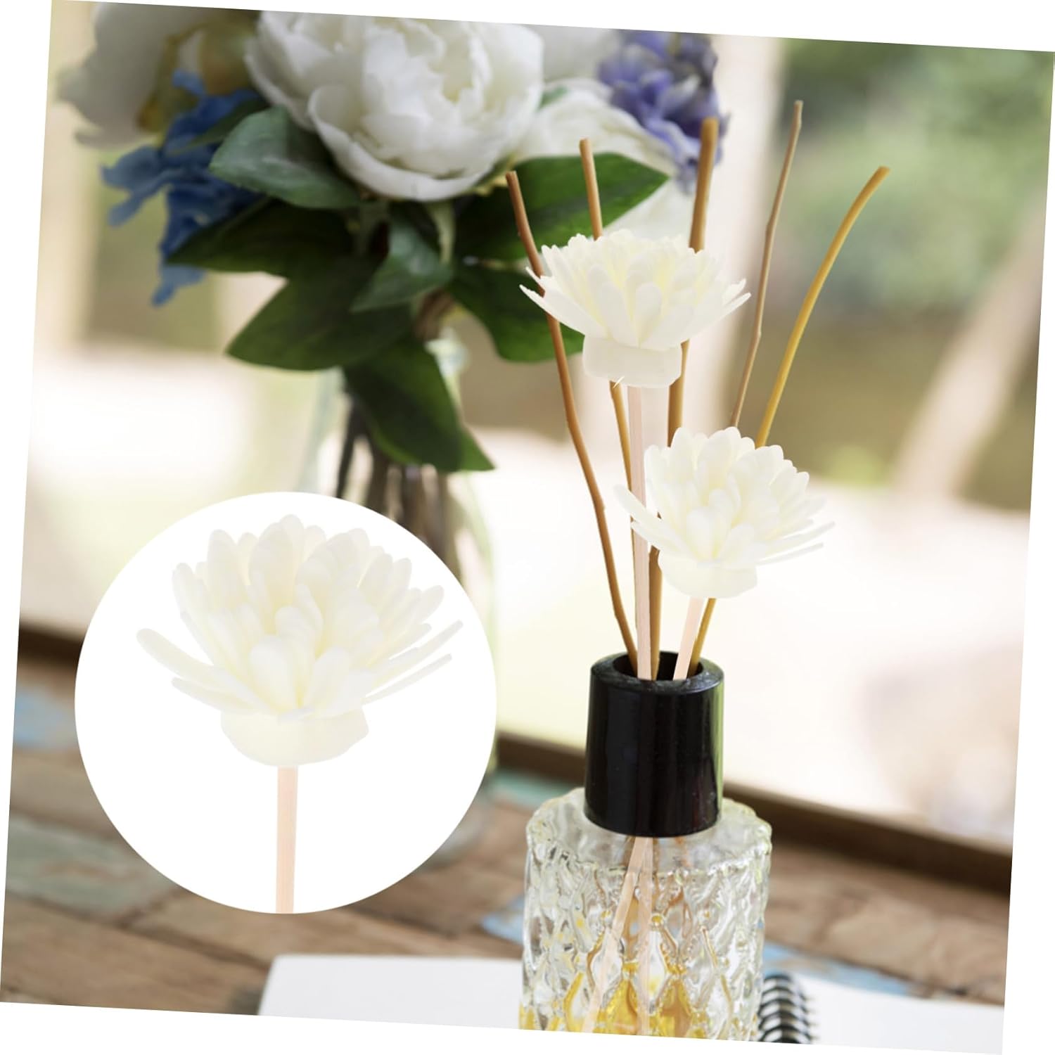 5Set Chrysanthemum Scent Rattan Diffuser Sticks for Home Decor