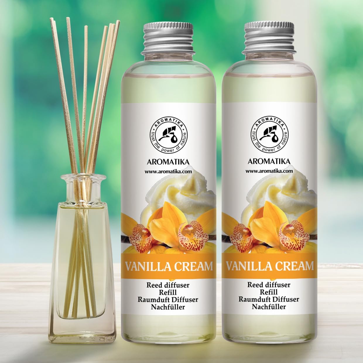 Vanilla Cream Reed Diffuser Refill 2x68 Fl Oz
