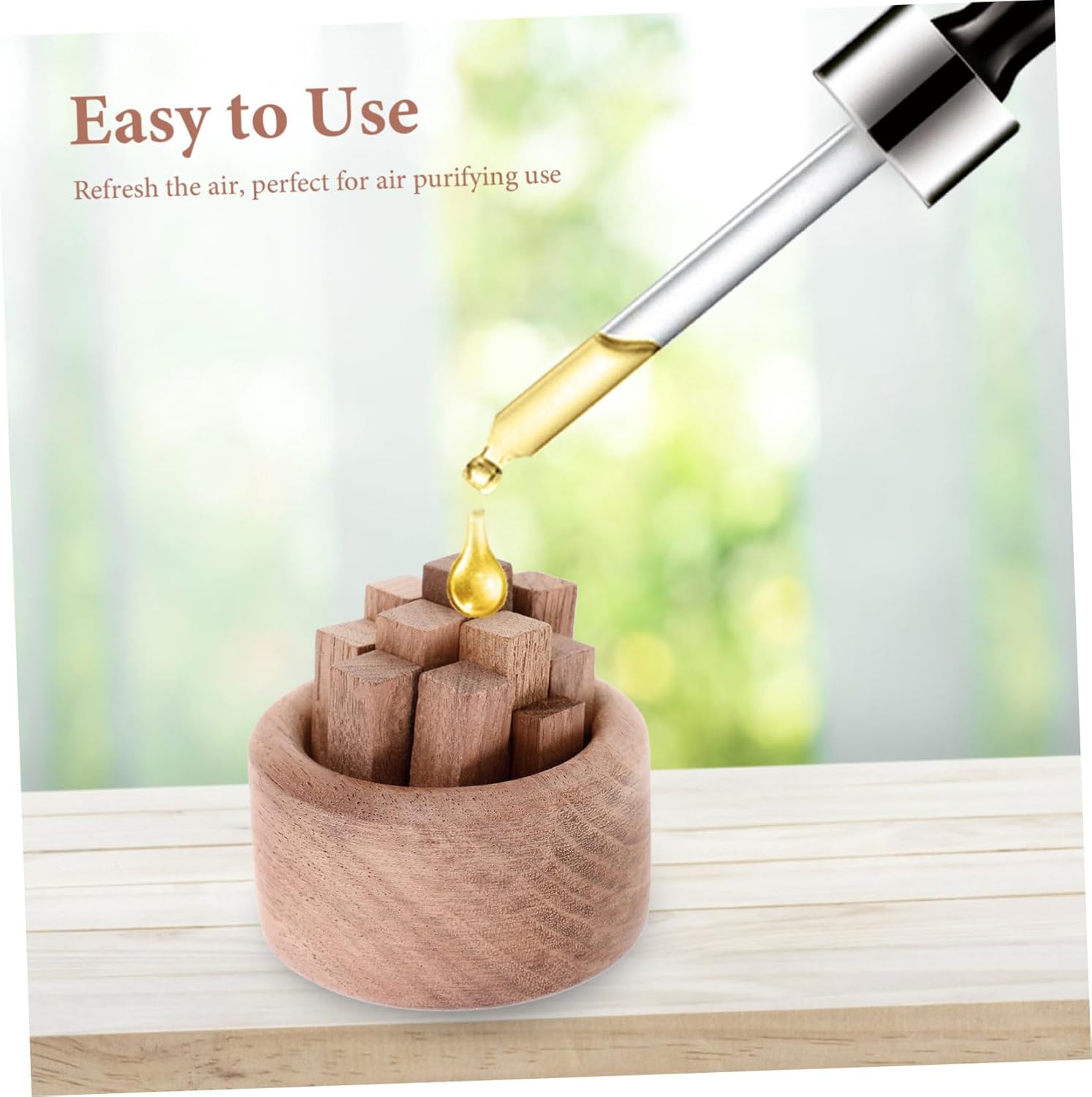 Gogogmee 1set Wood Aromatherapy Diffuser for Home Office Decor