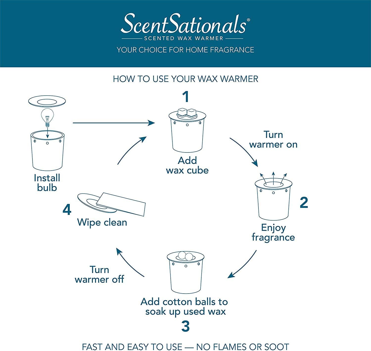 Scentsationals Autumn Collection Pumpkin Wishes Wax Warmers