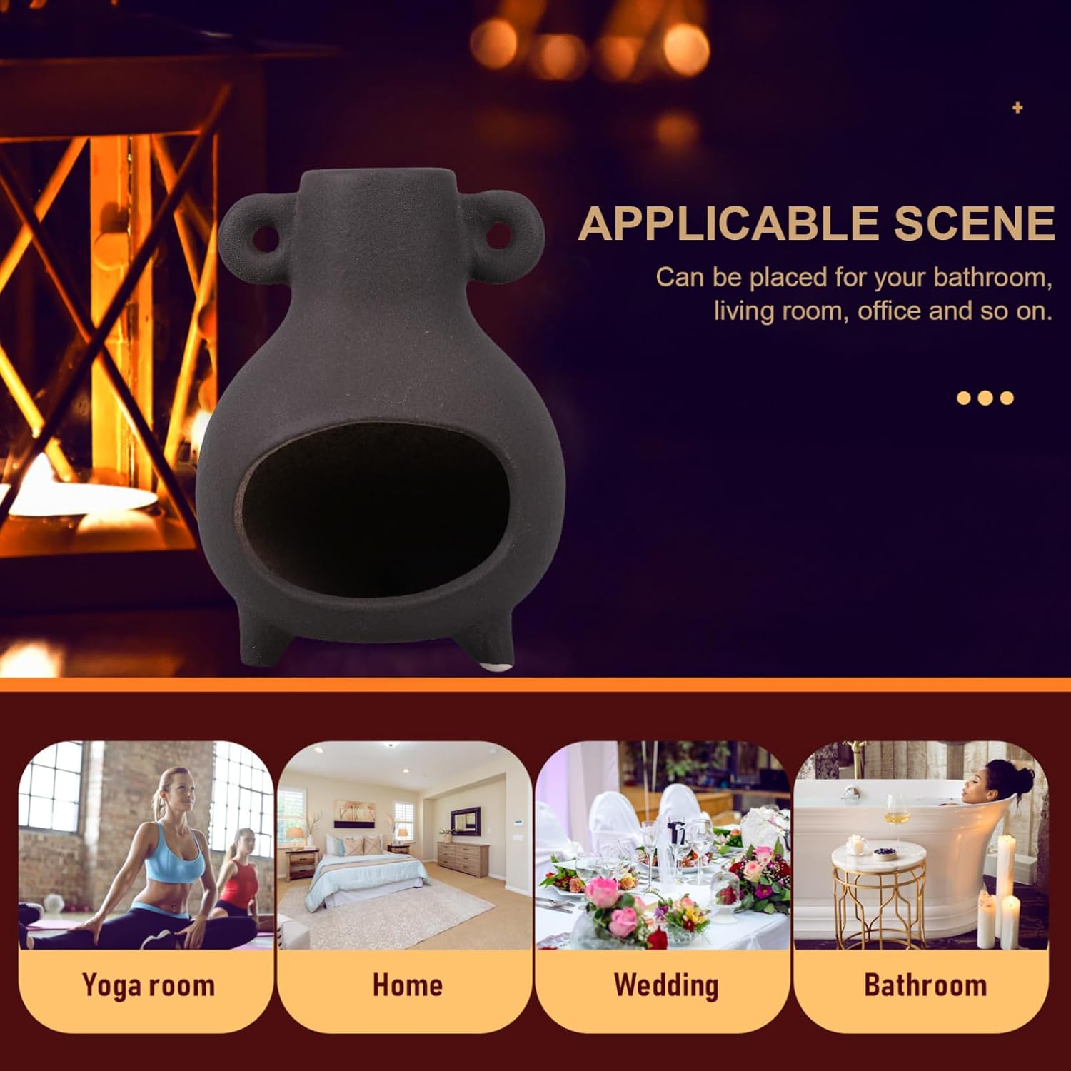 VOSAREA Elegant Stick Burner for Aromatherapy Home Decor