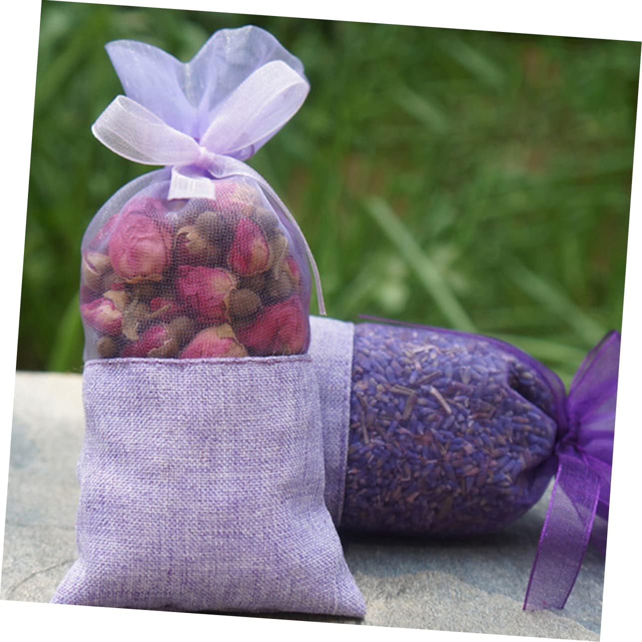 24Pcs Lavender Sachet Bags for Wardrobe and Closet Freshener