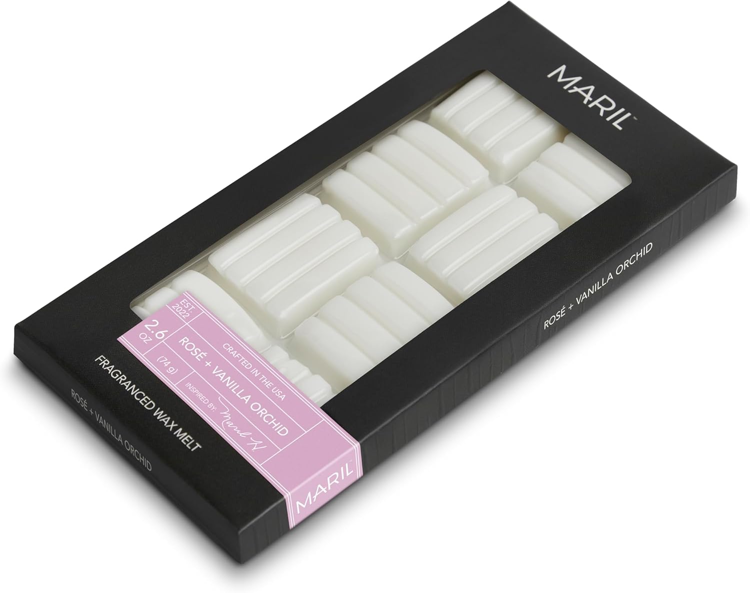 DEMDACO MARIL Collection Rose Vanilla Orchid Wax Melt 26 Ounce