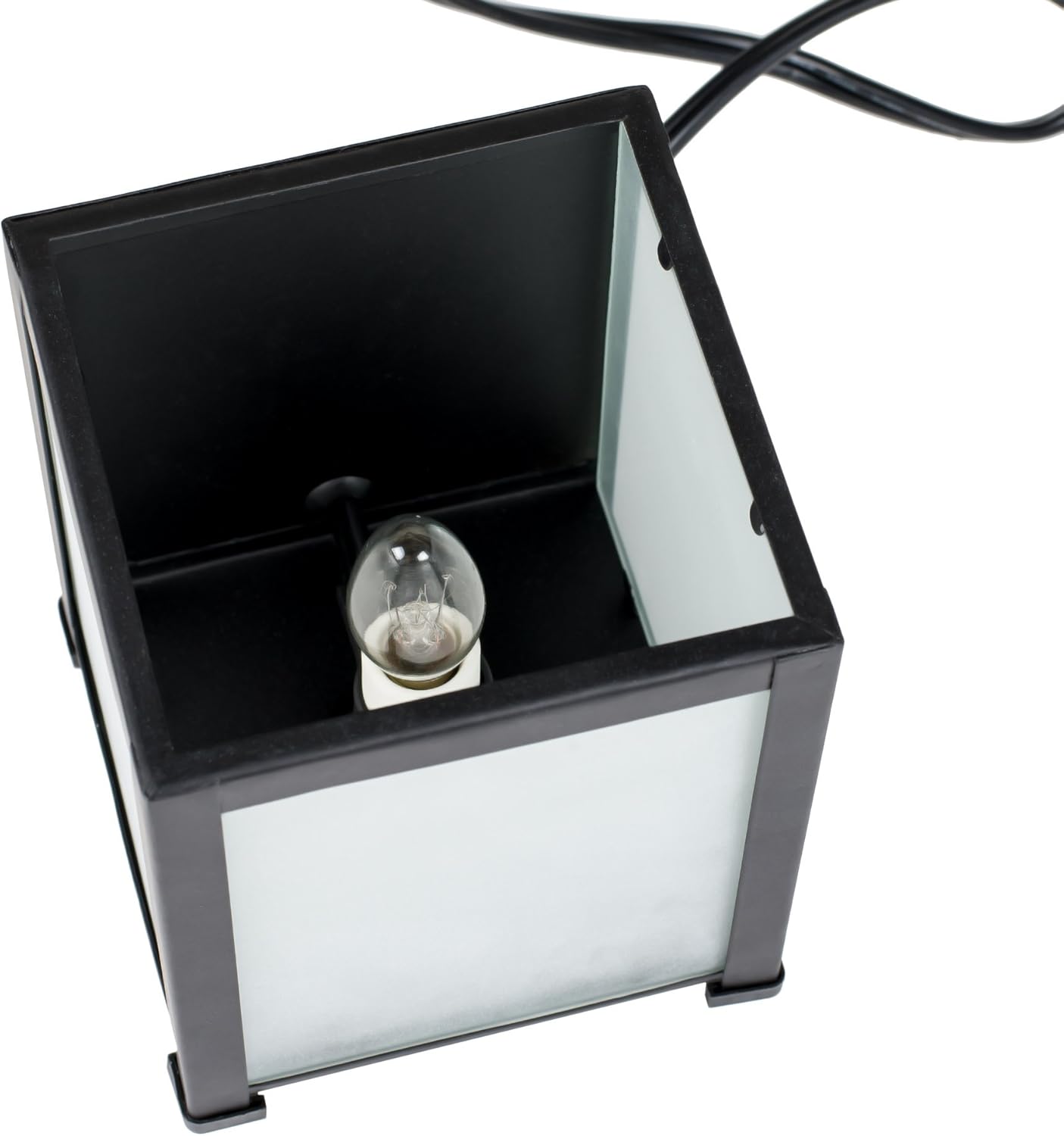 My House Will Serve Lord Birds Black Metal Lantern Warmer