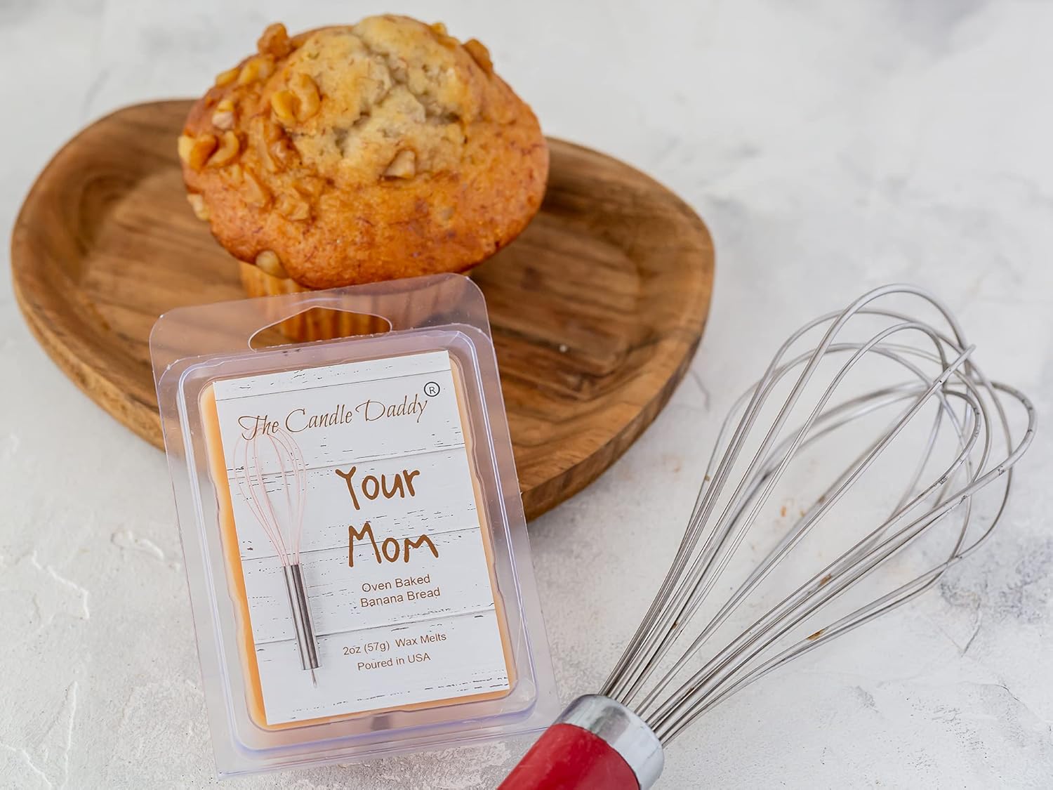 The Candle Daddy Your Mom Oven Baked Banana Bread Scented Wax Cubes