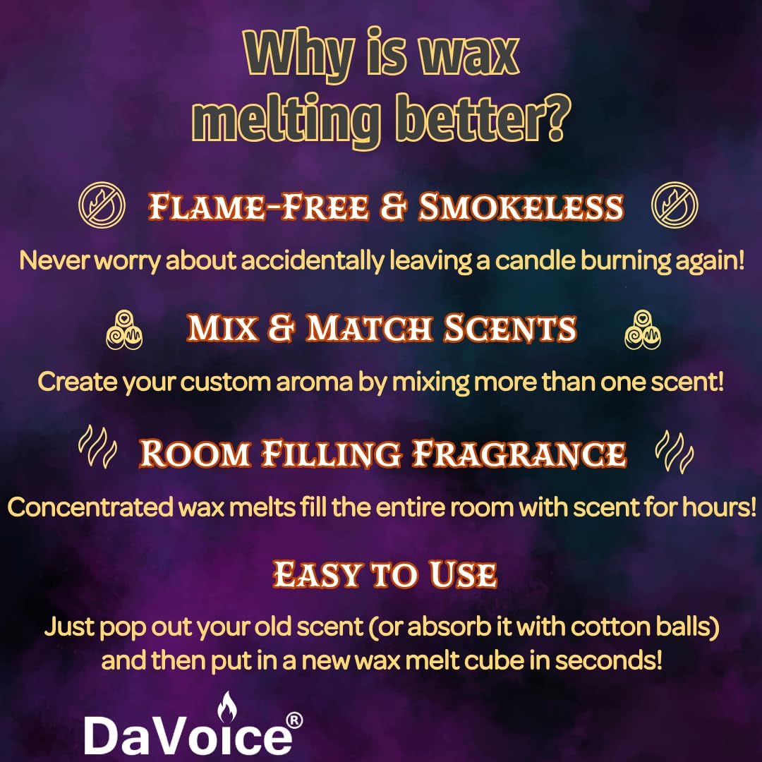 DaVoice Passion Spell Wax Melts - Romantic Floral Fruity Scent