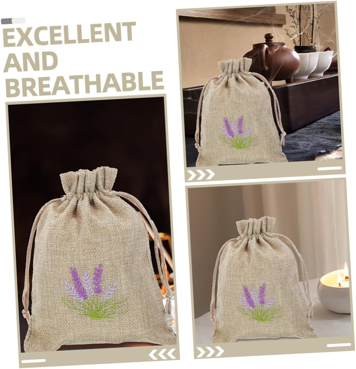 5pcs Bulk Empty Scent Sachet Bags for Dried Flowers and Storage