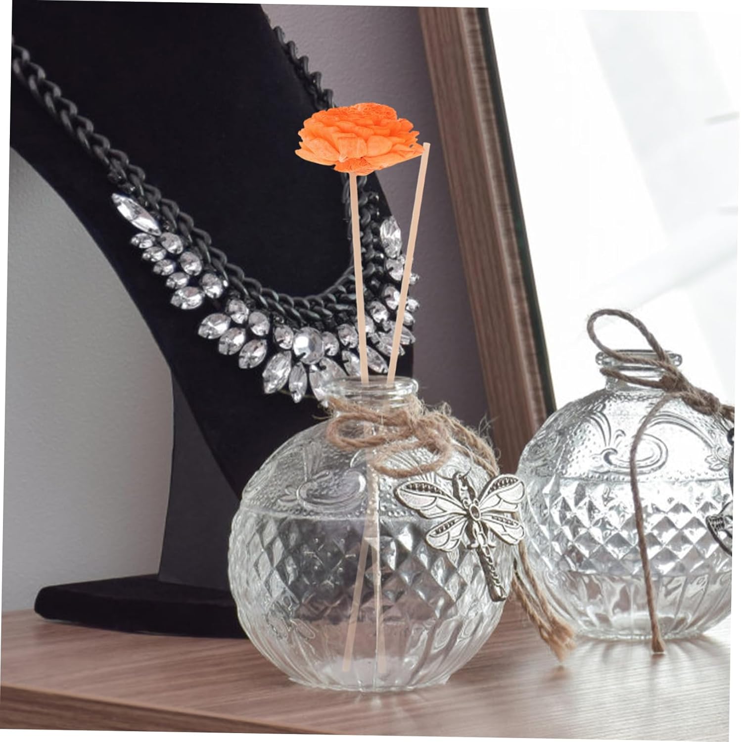 1Set Flower Aromatherapy Diffuser Sticks for Home Office Room Fragrance