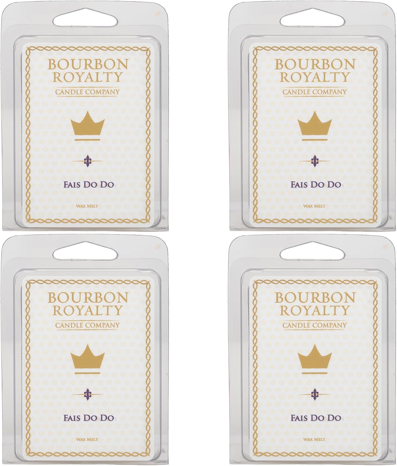 Luxuriously Scented 2 Ounce Wax Melt Cubes 4 Pack