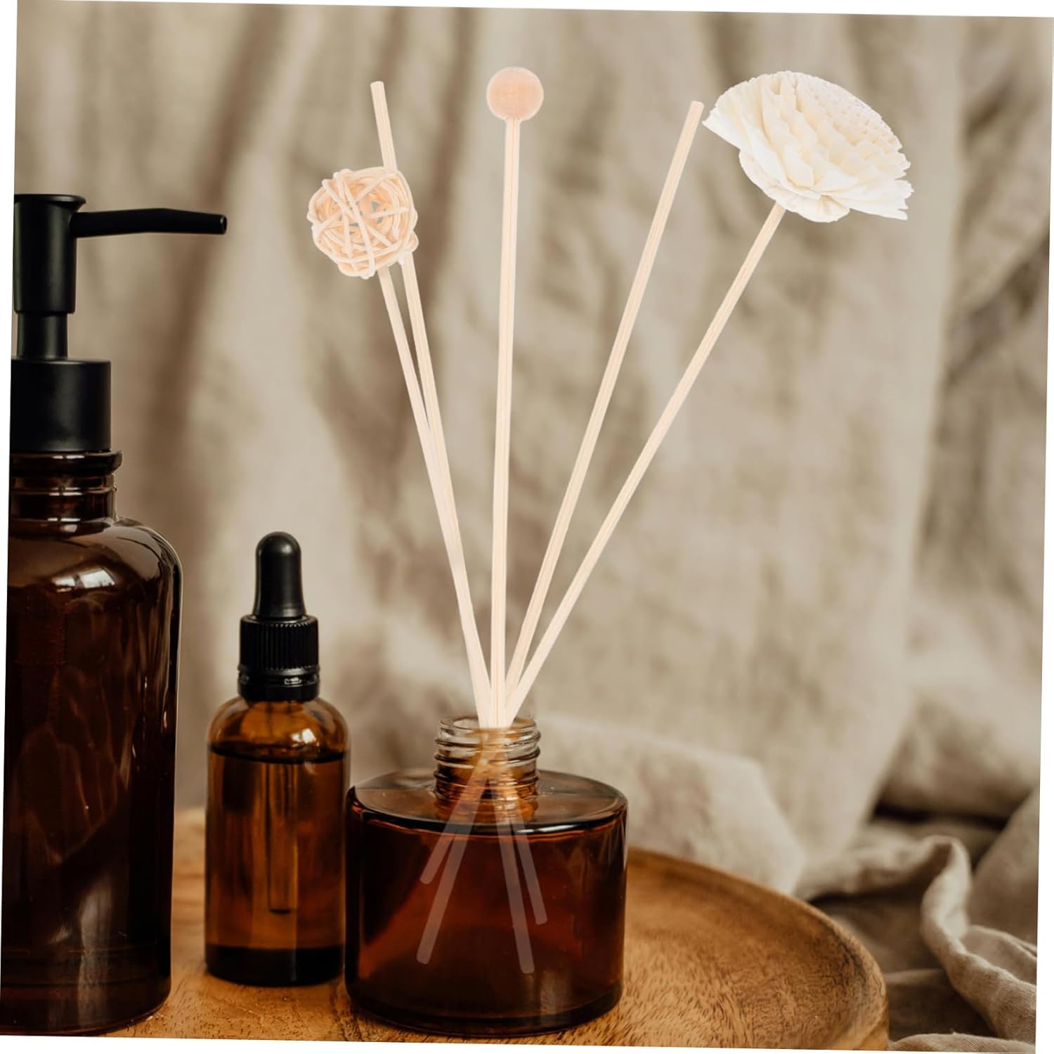 HEALLILY Aroma Diffuser Sticks Set Natural Scent