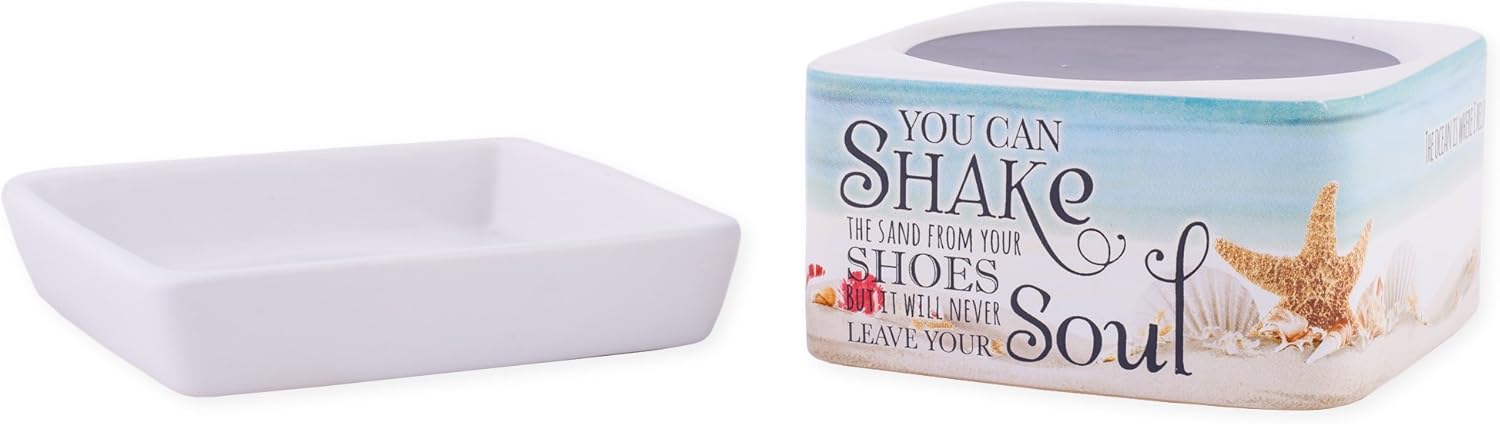 Elanze Designs 2-in-1 Jar Candle and Wax Tart Warmer