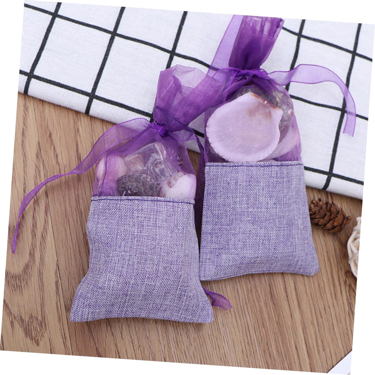 24Pcs Lavender Sachet Bags for Wardrobe and Closet Freshener