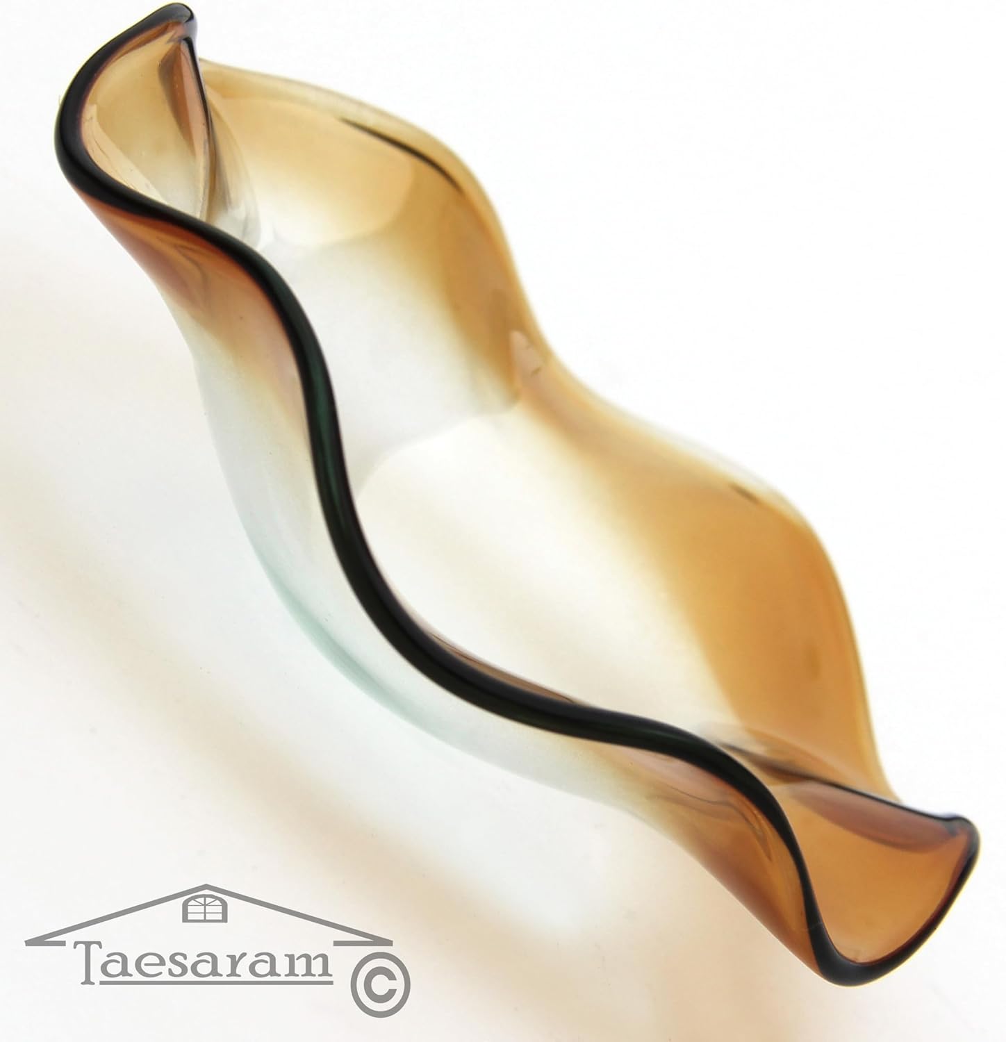 TAESARAM Wavy Wax Warmer Plate - Brown 35 Inch