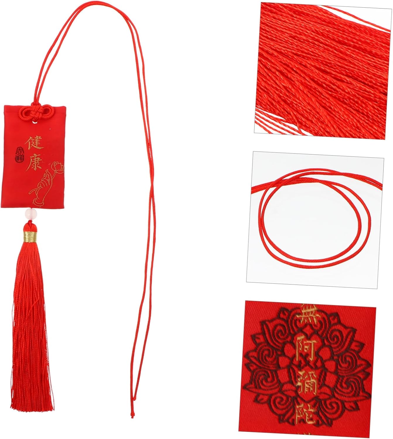Chinese Style Red Auto Pendant Sachet with Tassel