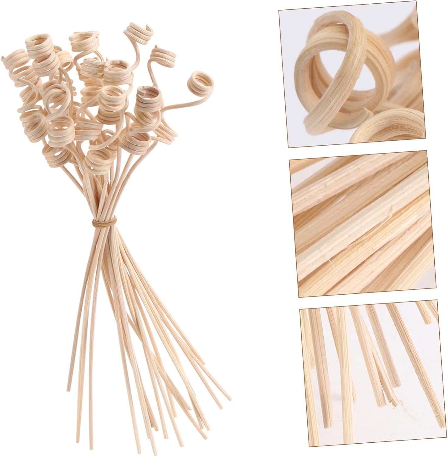 20pcs Aroma Diffuser Sticks Natural Rattan Replacement for Home Fragrance