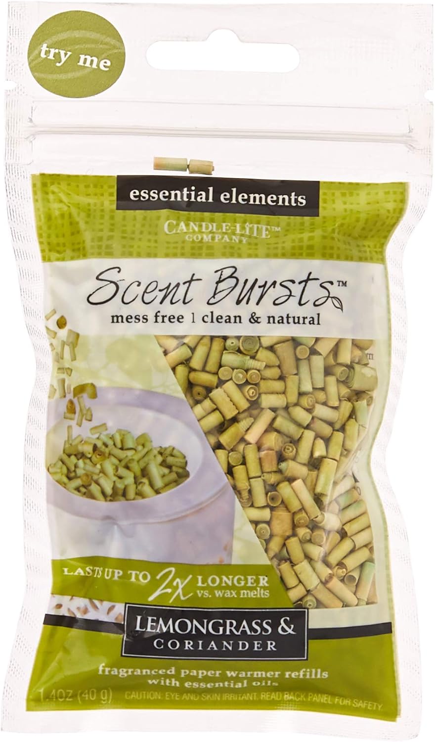 Essential Elements by Candle-Lite 4217093 Lemongress Coriander Scent Bursts