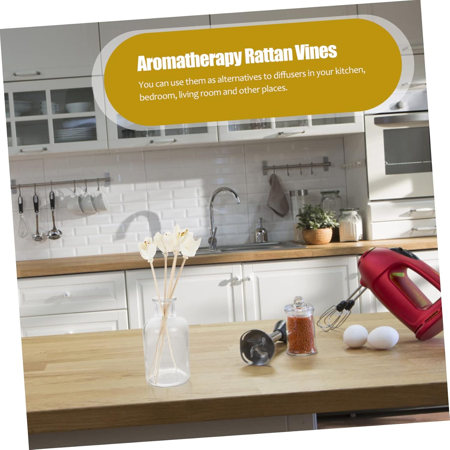 BESPORTBLE 5pcs Wicker Diffuser Sticks for Home Fragrance