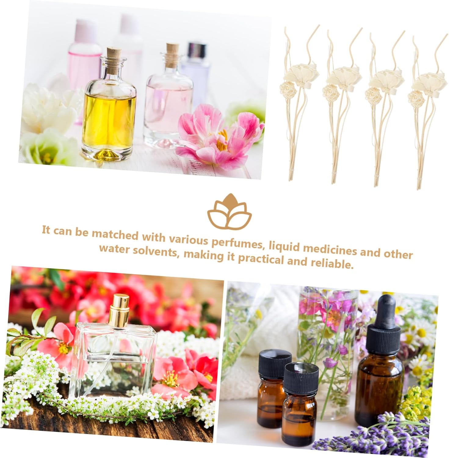 Gatuida Aroma Diffuser Sticks Set for Home and Car