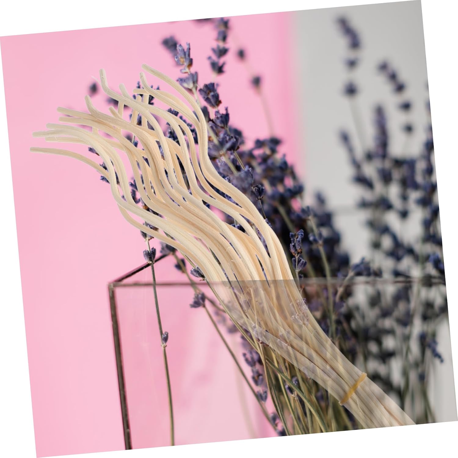 GLEAVI 40pcs Wicker Diffuser Sticks for Home Aromatherapy