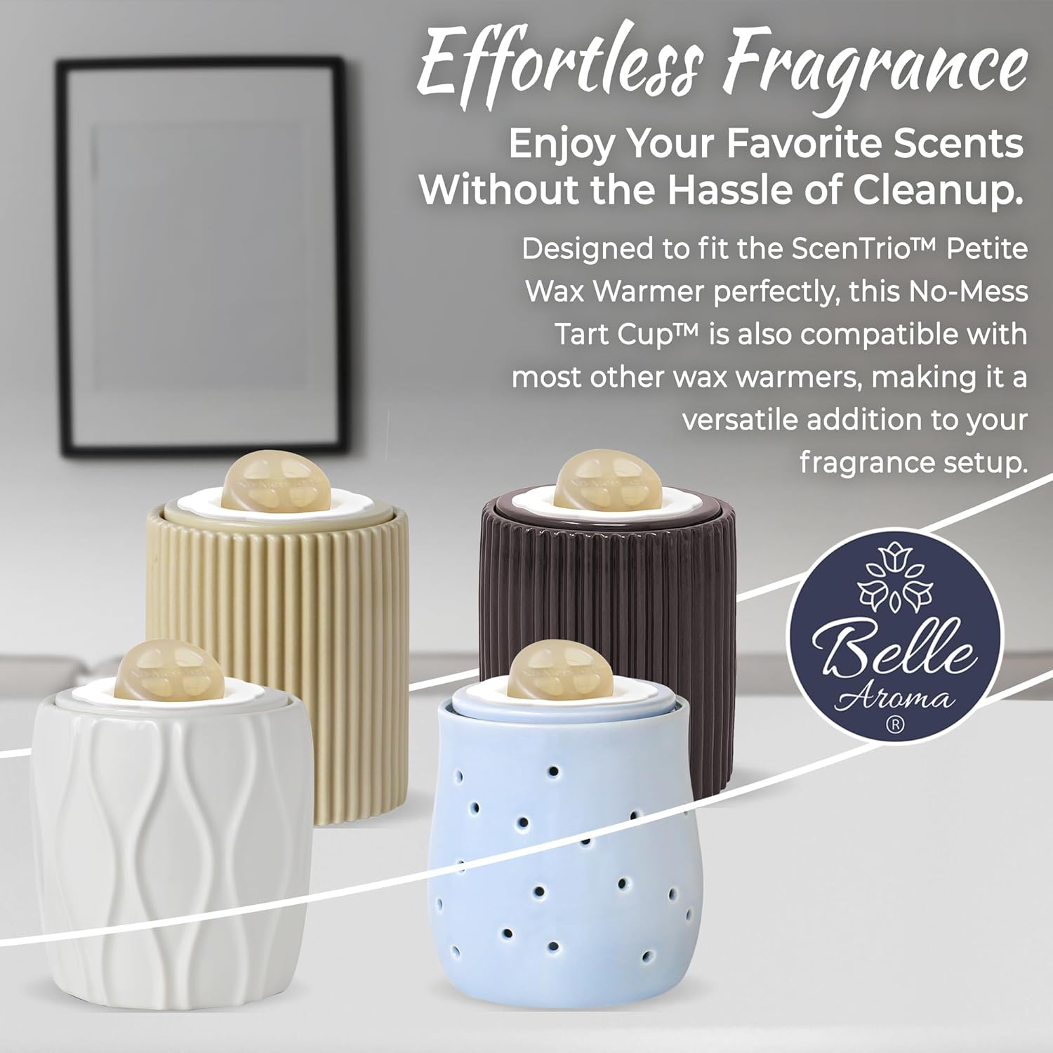 Belle Aroma No-Mess Cup - Box of 3 Light Cream