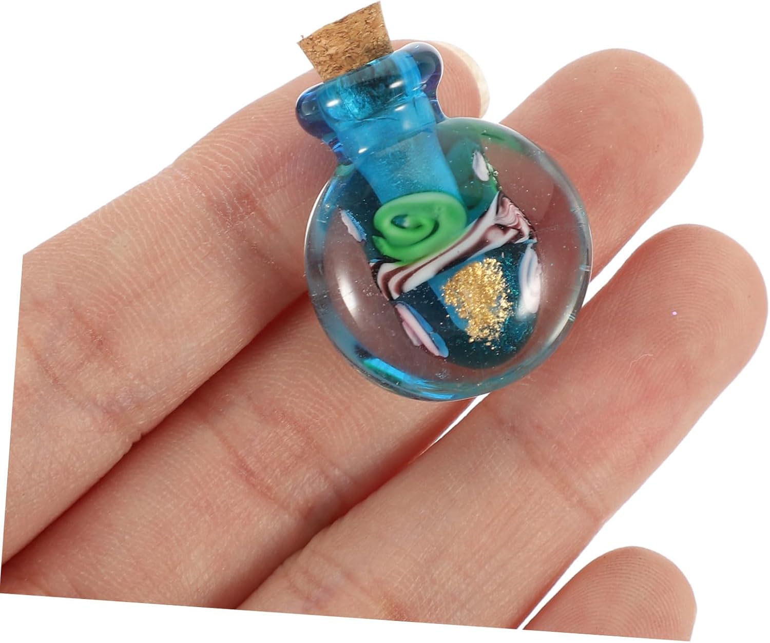 Essential Oil Diffuser Glass Bottle Pendant Necklace