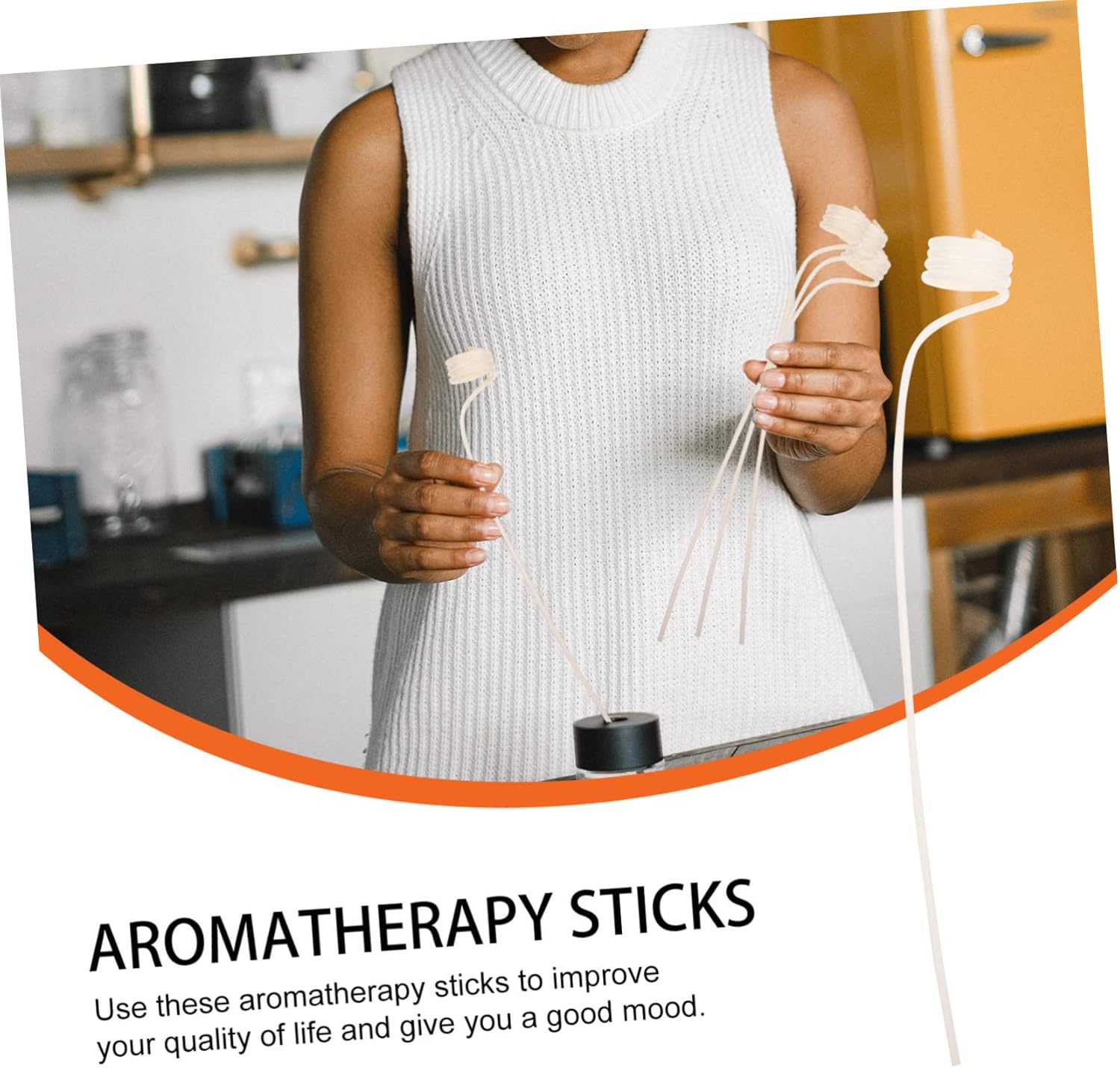 Zerodeko 20Pcs Aroma Sticks for Essential Oil Diffusers
