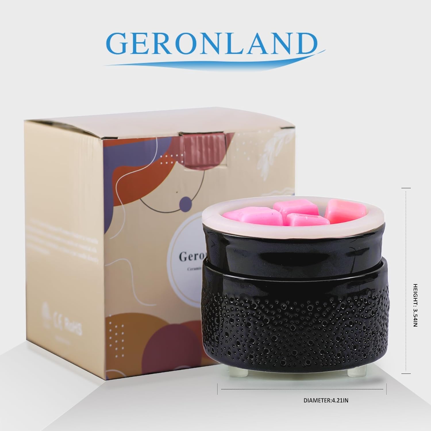 Geronland 3-in-1 Wax Melt Warmer with Timer Electric