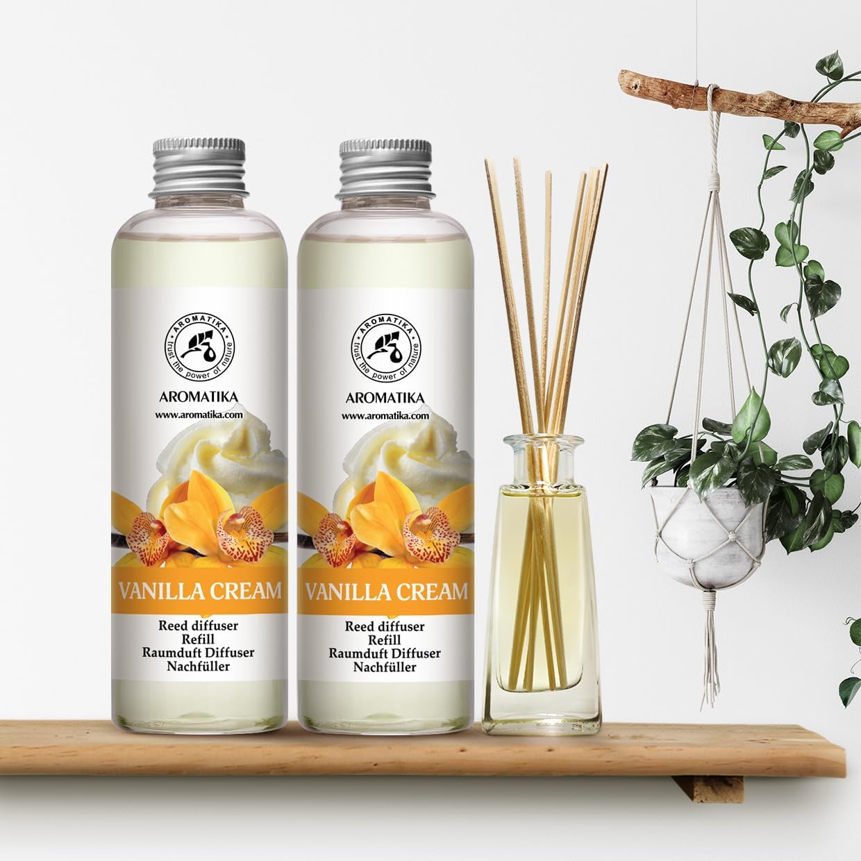 Vanilla Cream Reed Diffuser Refill 2x68 Fl Oz
