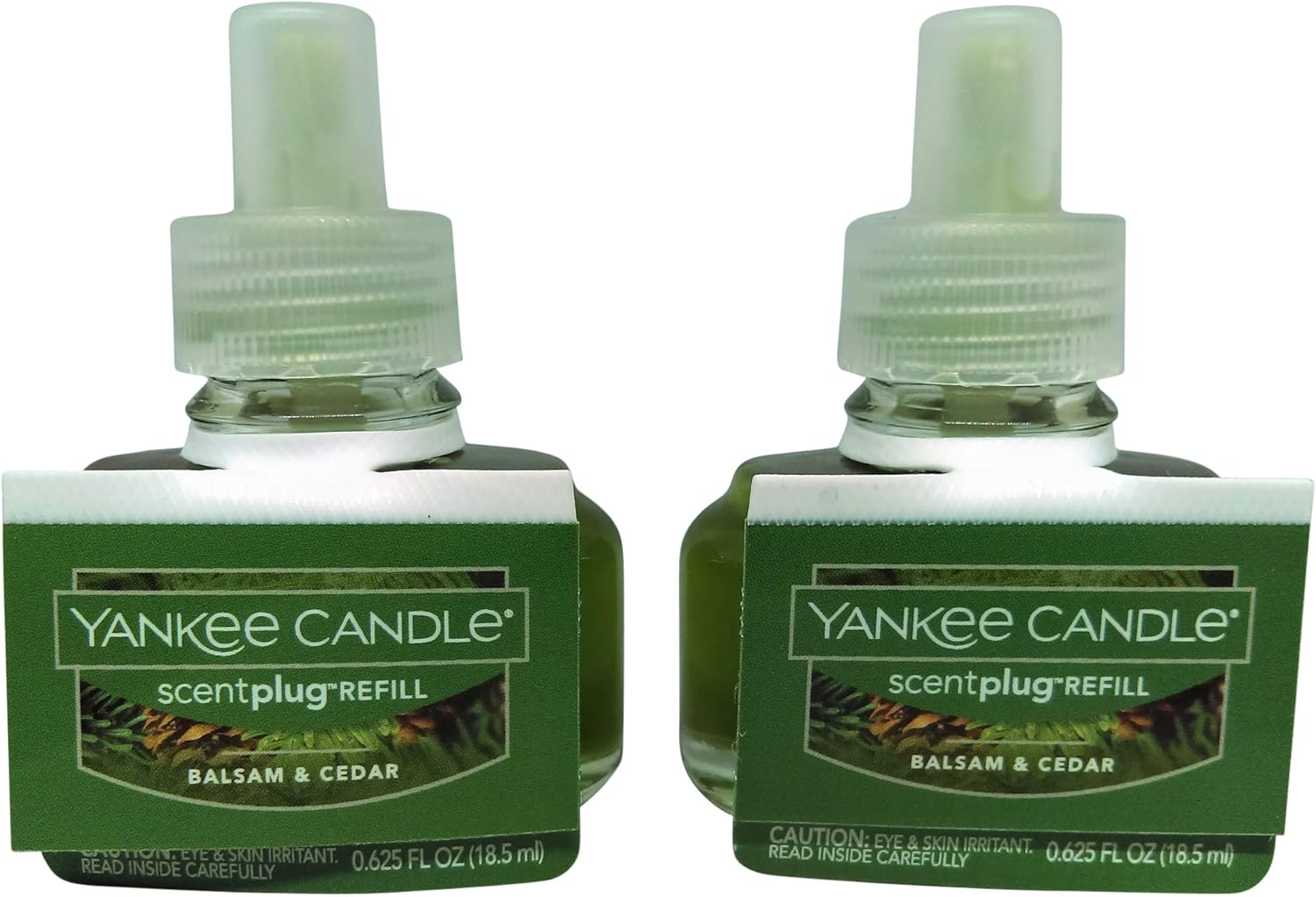 Yankee Candle Balsam Cedar Scent Plug 2 Pack Oil Refill